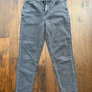 American Eagle Charcoal Gray Straight Jeans – Size 4 Regular